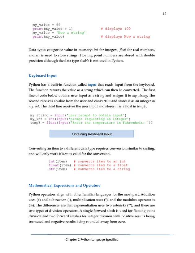 Python Programming: Basics to Advanced Concepts Advanced Programming Workshop - New Page